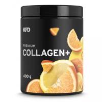 Коллаген гидролизованный KFD/ Premium Collagen Plus, 400г (Апельсин-лимон)/ Для связок и суставов, кожи, волос, ногтей