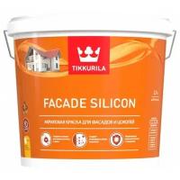 Краска для фасадов и цоколей Facade Silicon Tikkurila 2,7 л База С (бесцветный) глубокоматовая