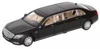 Машина инерционная MX 8992 Mercedes-Maybach S650 Pullman свет и звук черный 1:32