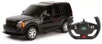 Машина р у 1:14 Landrover LR3 Discovery 3, цвет черный, фары светятся 21900B