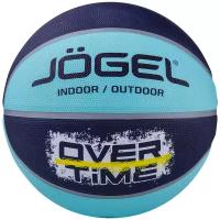 Баскетбольный мяч Jogel Streets Over Time №7, р. 7 синий/голубой