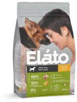 Корм сухой Elato Holistic для взрослых собак мелких пород, с курицей и уткой 500 г
