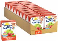 Сок осветленный Агуша Яблоко-шиповник (Tetra Pak), с 5 месяцев, 0.2 л, 18 уп