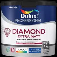 Краска DULUX PROFESSIONAL DIAMOND EXTRA MATT BW глубокоматовая 2,5 л (NEW)