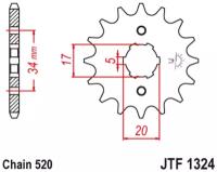 Звезда ведущая, JT 1324.13