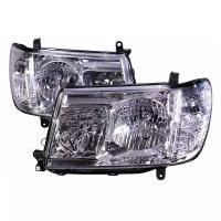 Фара левая без корректора CASP 124057L для Toyota Land Cruiser 100 2005-2007