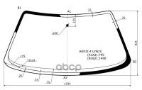 Стекло Лобовое Audi A6 94-97 / 100 91-95 XYG арт. AUDI2.4 LFW/X