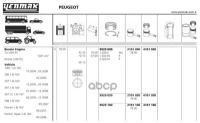 Поршень Двс Peugeot: Tu5jp4, Nfu, Nfx Euro 3; O78,500 Mm Std YENMAK арт. 11-02101-000