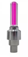 Светодиодная подсветка на ниппель для велосипеда Navigator FireFlys (Комплект 2шт) (Розовая)