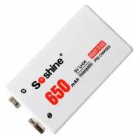 Аккумулятор Крона Soshine 9V Li-Ion 680mAh