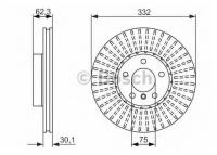 Диск тормозной BMW X5 E70/F15/X6 E71/F16 передний вент. D 332мм. BOSCH 0986479624