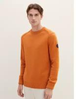 Пуловер Tom Tailor для мужчин 1038246/32752 оранжевый, размер XL INT