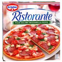 Dr. Oetker Замороженная пицца Ristorante салями, моцарелла, песто 360 г