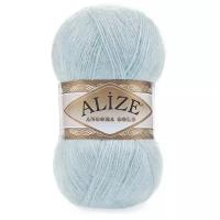 Пряжа Alize Angora Gold мята (114), 80%акрил/20%шерсть, 550м, 100г, 1шт