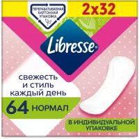 Ежедневные прокладки Libresse Dailyfresh Normal, 64 шт