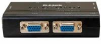 Переключатель KVM D-link DKVM-4U на 4 компьютера (2 кабеля в комплекте) USB, rev/C2A