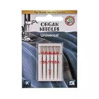 Игла/иглы Organ Universal 110, серебристый, 5 шт