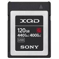 Карта памяти XQD Sony QDG*F 120 GB, чтение: 440 MB/s, запись: 400 MB/s