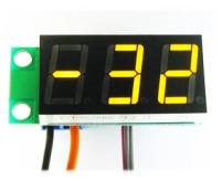 Цифровой термометр с выносным термодатчиком STH0014UG, ультра-яркий зеленый