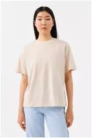 футболка женская befree, цвет: слоновая кость, размер XS