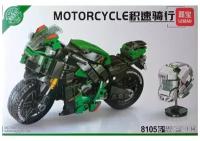 Конструктор мотоцикл спортбайк Кавасаки KAWASAKI, 440 дет