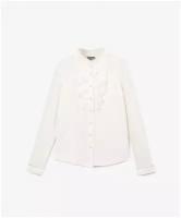 Школьная блуза Gulliver, размер 152, белый