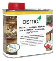 Масло для мебели и столешниц с твердым воском Osmo Topoil 3028 бесцветное шелковисто-матовое 0,5 л