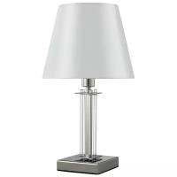 Настольная лампа Crystal Lux NICOLAS LG1 NICKEL/WHITE