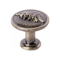 Мебельная ручка- кнопка L4. KNOB09AB бронза