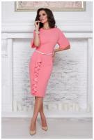 Платье Angela Ricci, размер 42, розовый