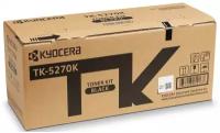 Тонер-картридж Kyocera TK-5270K для M6230cidn/M6630cidn/P6230cdn, Black, 1T02TV0NL0, 8000 стр. (ОЕМ)
