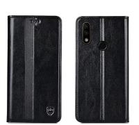 Чехол-книжка MyPads Premium для Samsung Galaxy S10 Lite / Samsung Galaxy A91 из качественной натуральной мраморной кожи буйвола прошитый элегантн