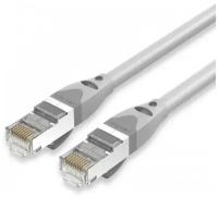 Vention Патч корд прямой SFTP cat.6A RJ45, кабель для интернета, провод, лан сетевой, шнур, 1.5 м, цвет серый