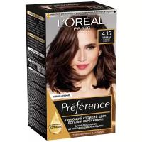 L'Oreal Paris Preference стойкая краска для волос, 4.15 Каракас, 270 мл