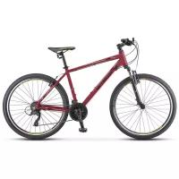 Горный велосипед Stels Navigator 590 V 26 K010, год 2021, цвет Красный-Зеленый, ростовка 18