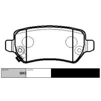 Колодки тормозные KIA Ceed 2012-2018 задн.  GK0303 (CKG-58)