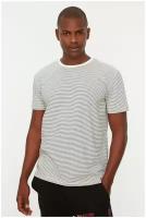 Футболка TRENDYOL мужская, модель: TMNSS20TS0944, цвет: WHITE, размер: S