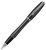 Перьевая ручка Parker Urban Premium F204, Ebony Metal Chiselled CT S0911480