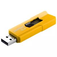 Флешка SmartBuy Stream USB 2.0 16 ГБ, 1 шт., желтый/черный