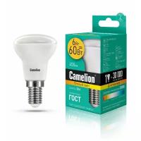 Эл. лампа светодиодная Рефлектор LED6-R50/830/E14 (6W=60Вт 455Lm 220В) Camelion