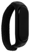 Aксессуар Ремешок Red Line для Xiaomi Mi Band 6 Nylon Braid 160mm Black УТ000025159