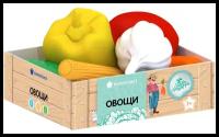 Игровой набор продуктов, овощи игрушечные в ящике, игрушки для девочек, 7 предметов