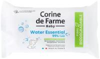 Влажные салфетки CORINE de FARME Water Essential, 56 шт