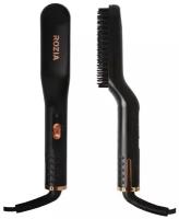 Профессиональный выпрямитель для волос/утюжок для волос/выпрямитель-расчестка/электрическая расческа/щетка выпрямитель/массажная щетка/черный