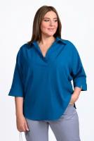 Блуза SVESTA, размер 60, голубой