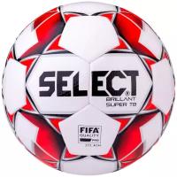 Футбольный мяч Select Brillant Super TB FIFA 810316 белый/красный 5