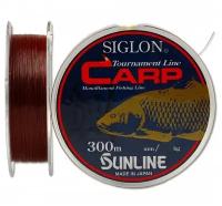Леска Sunline Siglon Carp 300m (Matte Red Brown) #2.5/0.280mm 5,5kg