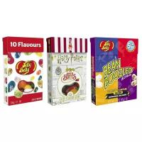 Конфеты Jelly Belly коробка 10 вкусов 35 гр. + Гарри Поттера Bertie Bott's 35 гр. + Ассорти Bean Boozled 45 гр. (3 шт.)