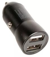 Автомобильное зарядное устройство (от прикуривателя) More Choice AC31, два разъема USB, 2.4A, черный