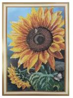Hobby & Pro Набор для вышивания бисером Цветок солнца 25 х 39 см (БН-3122)